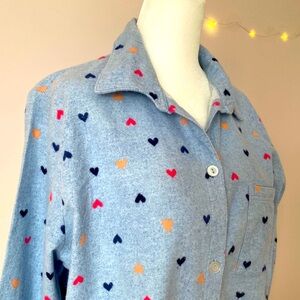 Flanelle Cotton Shirt light Blue